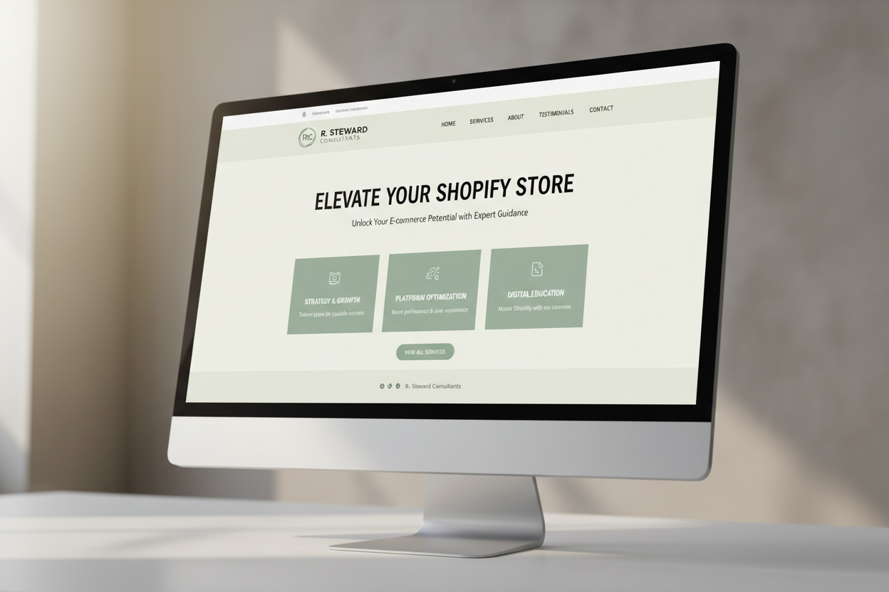 Shopify One-on-One Training Session